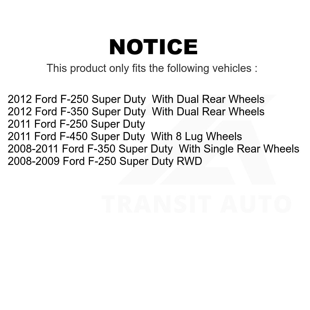 Front Semi-Metallic Disc Brake Pads NWF-ASD1333 For Ford F-250 Super Duty F-350 F-450