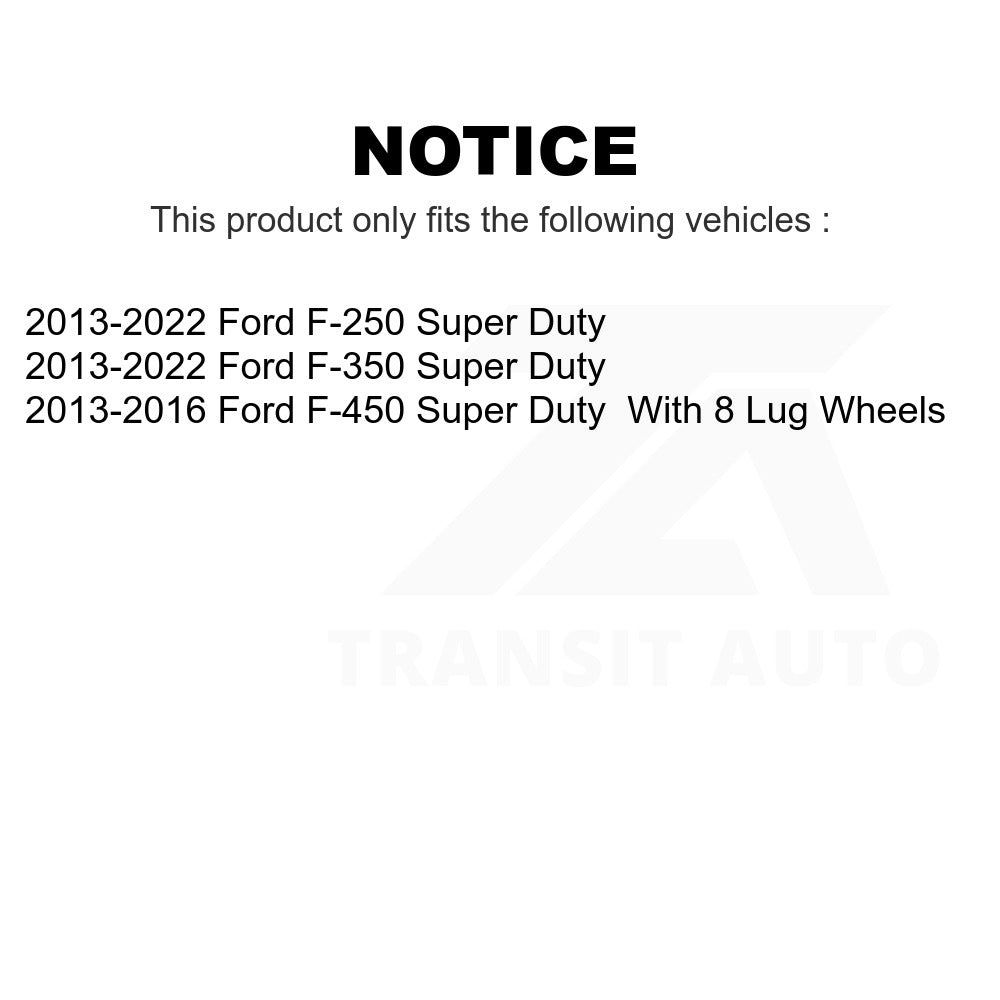 Rear Semi-Metallic Disc Brake Pads NWF-ASD1691 For Ford F-250 Super Duty F-350 F-450