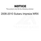 Front Ceramic Disc Brake Pads NWF-PRC1182 For 2006-2010 Subaru Impreza WRX