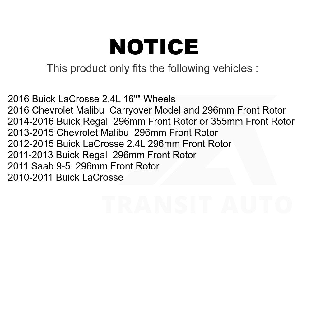 Rear Ceramic Disc Brake Pads NWF-PRC1430A For Chevrolet Malibu Buick LaCrosse Regal Saab 9-5