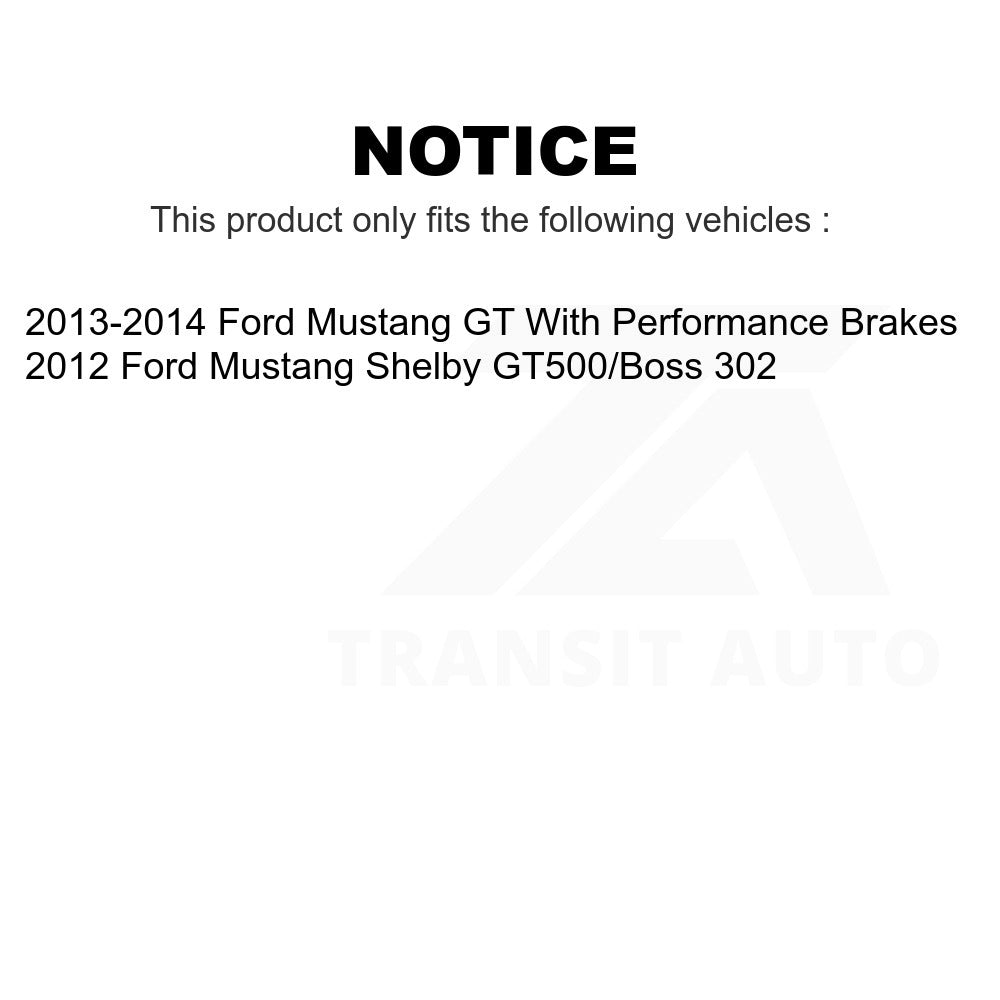 Rear Ceramic Disc Brake Pads NWF-PRC1562 For Ford Mustang