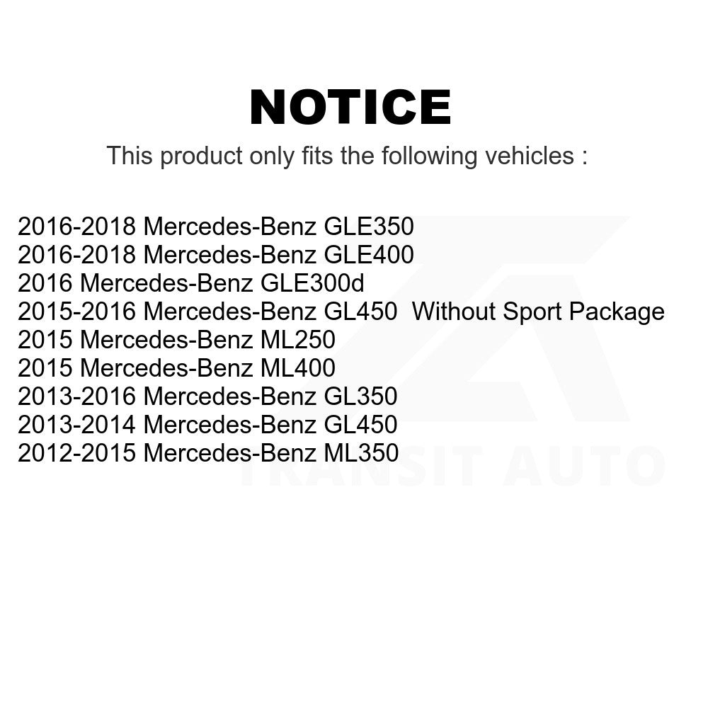 Front Ceramic Disc Brake Pads NWF-PRC1629 For Mercedes-Benz ML350 GLE350 GL450 GL350 ML400 GLE400 ML250 GLE300d