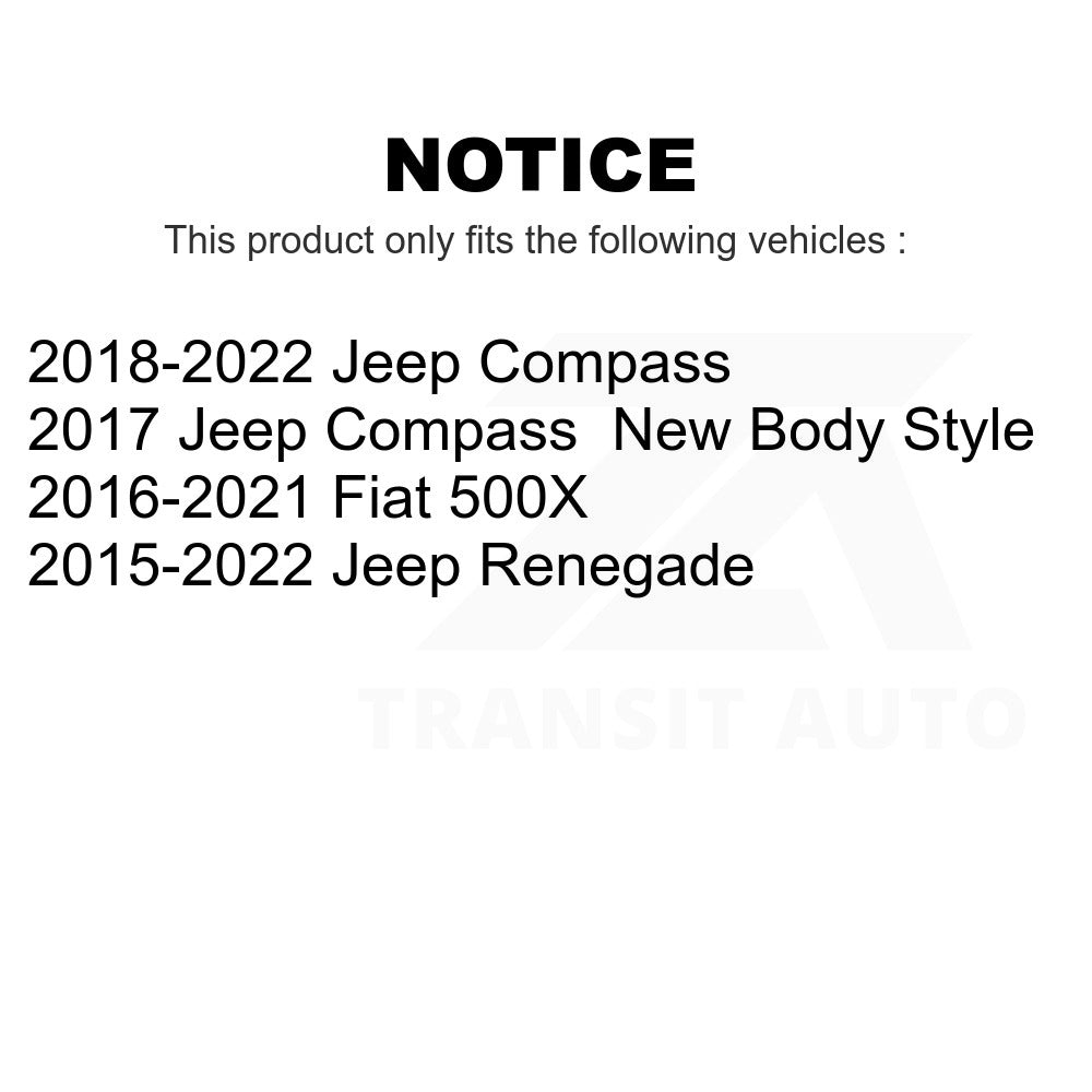 Front Ceramic Disc Brake Pads NWF-PRC1811 For Jeep Renegade Compass Fiat 500X