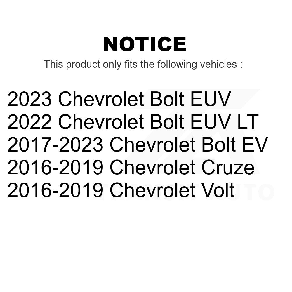 Front Ceramic Disc Brake Pads NWF-PRC1844 For Chevrolet Cruze Volt Bolt EV EUV