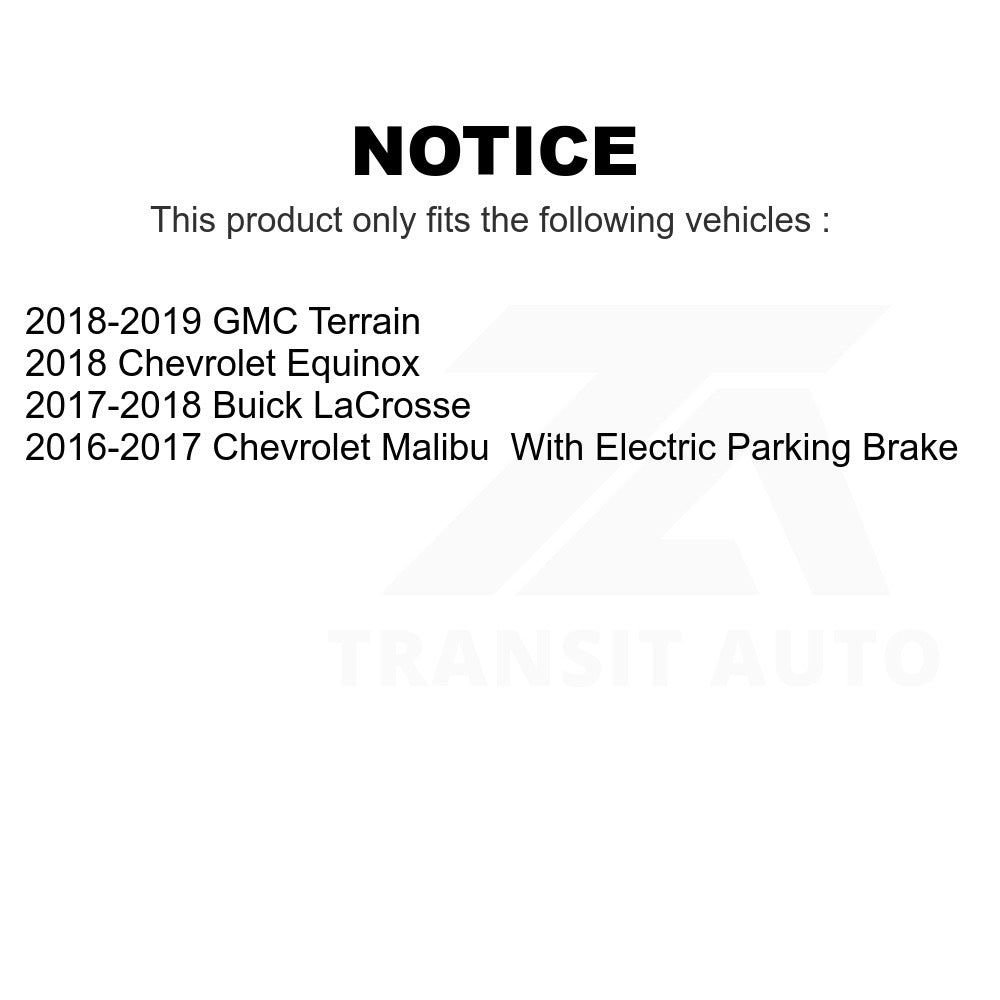 Rear Ceramic Disc Brake Pads NWF-PRC1915 For Chevrolet Equinox Malibu GMC Terrain Buick LaCrosse