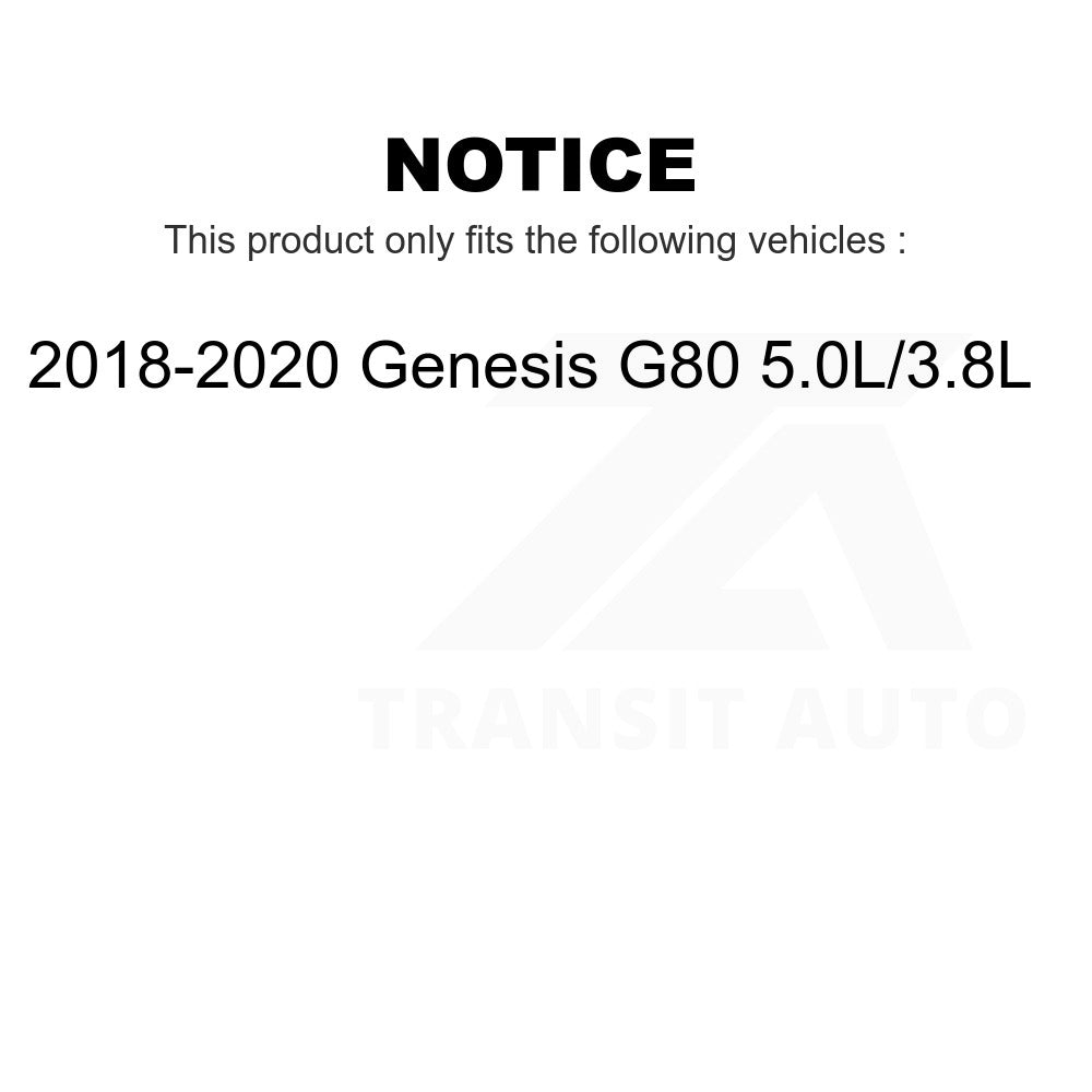 Front Ceramic Disc Brake Pads NWF-PRC2101 For 2018-2020 Genesis G80 5.0L 3.8L