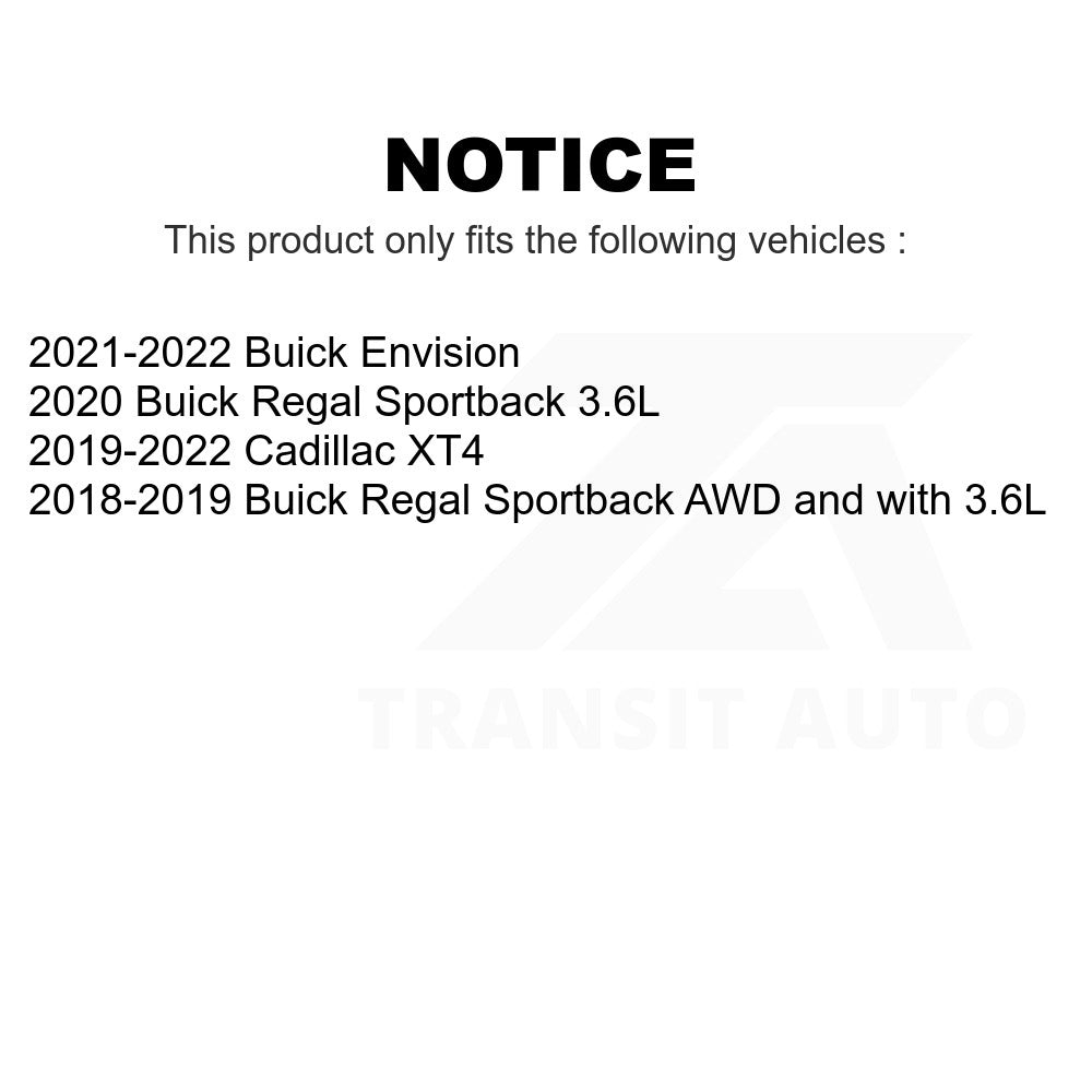 Rear Ceramic Disc Brake Pads NWF-PRC2189 For Cadillac XT4 Buick Regal Sportback Envision