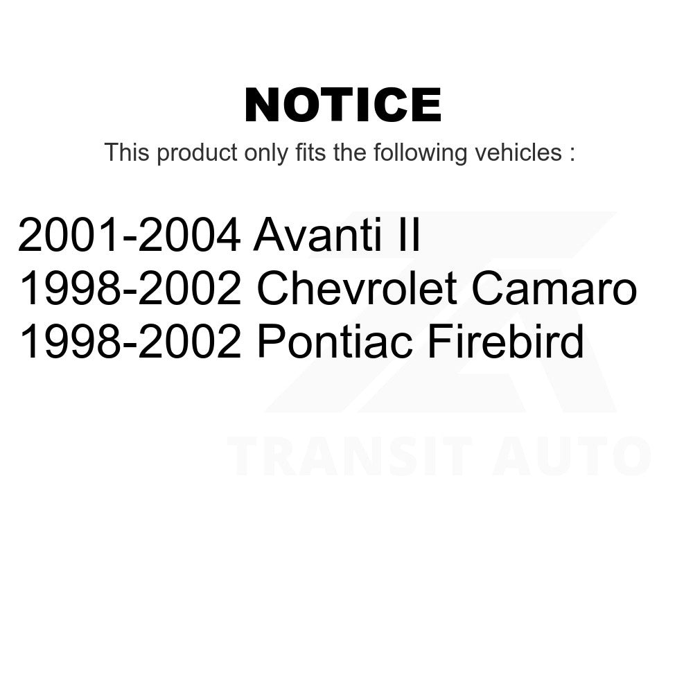 Rear Ceramic Disc Brake Pads NWF-PRC750 For Chevrolet Camaro Pontiac Firebird Avanti II