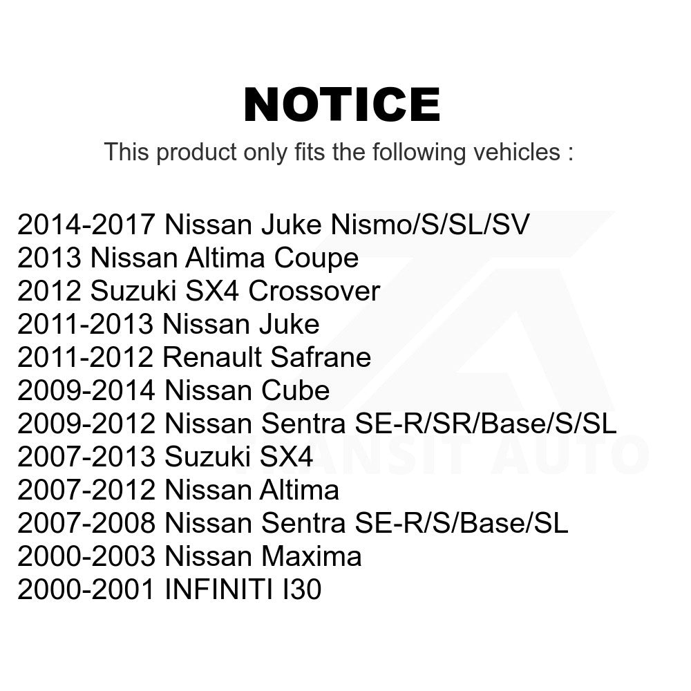 Front Ceramic Disc Brake Pads NWF-PRC815 For Nissan Altima Sentra Juke Maxima Suzuki SX4 Cube INFINITI I30 Renault Safrane Crossover