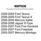 Rear Semi-Metallic Disc Brake Pads NWF-PRM1071 For Ford Five Hundred Freestyle Taurus Mercury Montego X Sable Jaguar X-Type