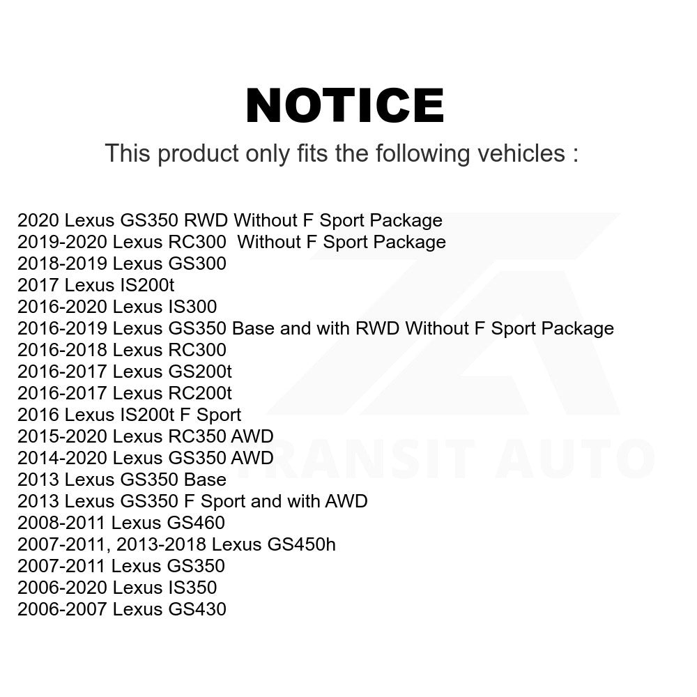 Front Semi-Metallic Disc Brake Pads NWF-PRM1118 For Lexus GS350 IS350 IS300 IS200t RC350 RC300 GS450h RC200t GS430 GS300 GS200t GS460
