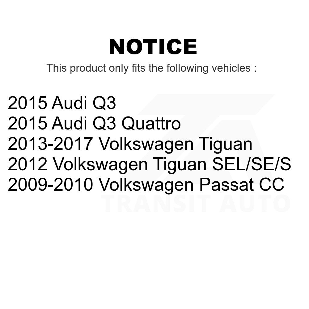 Rear Semi-Metallic Disc Brake Pads NWF-PRM1348 For Volkswagen Tiguan Audi Q3 Passat CC Quattro