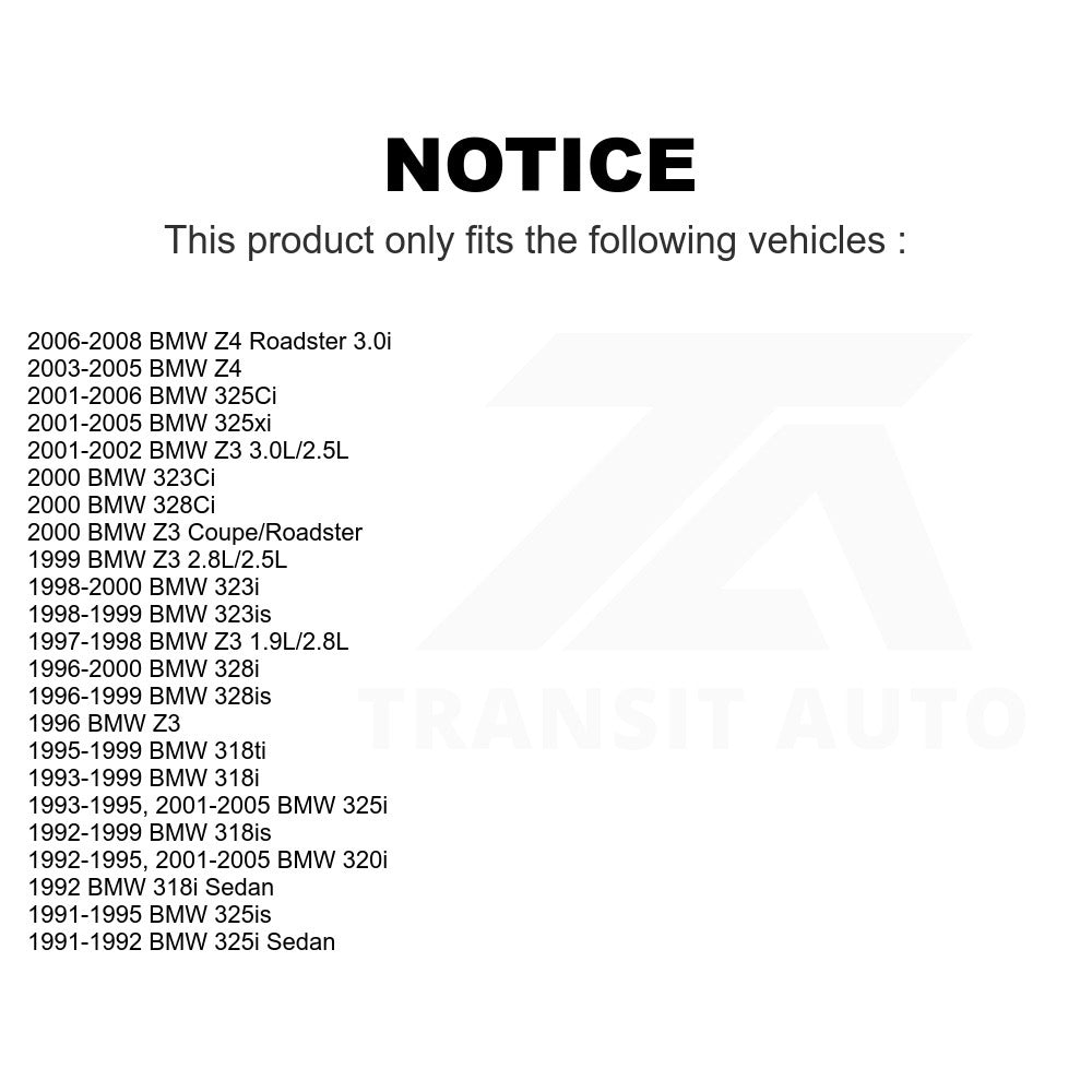 Front Semi-Metallic Disc Brake Pads NWF-PRM558 For BMW 325i Z3 325Ci Z4 328i 323i 325xi 318i 323Ci 318ti 325is 328is 328Ci 318is 323is 320i