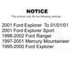 Rear Semi-Metallic Disc Brake Pads NWF-PRM667 For Ford Ranger Explorer Mercury Mountaineer Sport