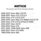 Rear Semi-Metallic Disc Brake Pads NWF-PRM795 For Volvo S60 V70 XC70 S80