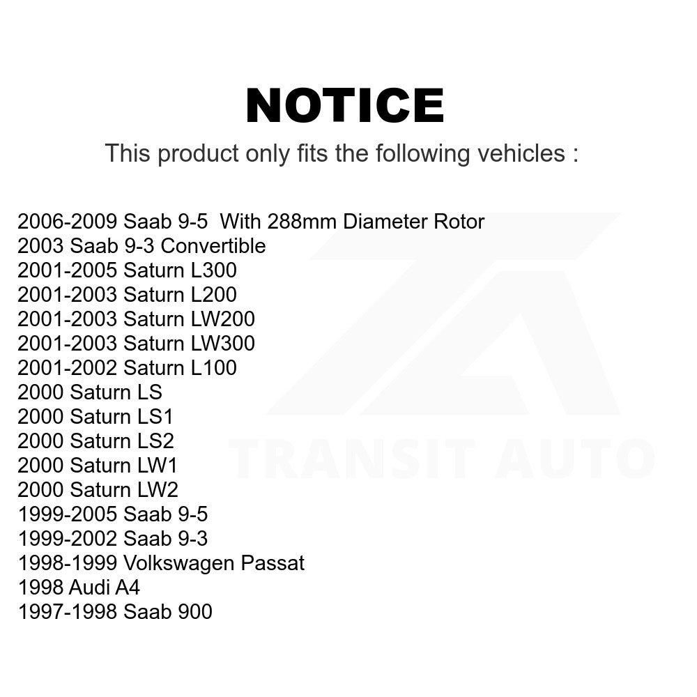 Front Semi-Metallic Disc Brake Pads NWF-PRM800 For Saturn Saab L200 9-5 9-3 L300 Volkswagen Passat LS1 L100 LW200 LS2 900 LW300 LW2 LW1 LS Audi A4