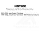 Front Semi-Metallic Disc Brake Pads NWF-PRM945 For Jeep Grand Cherokee