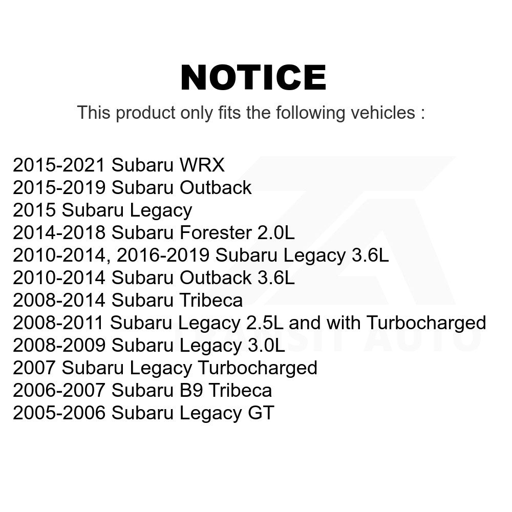 Front Ceramic Disc Brake Pads NWF-PTC1078 For Subaru Outback Forester Legacy WRX Tribeca B9