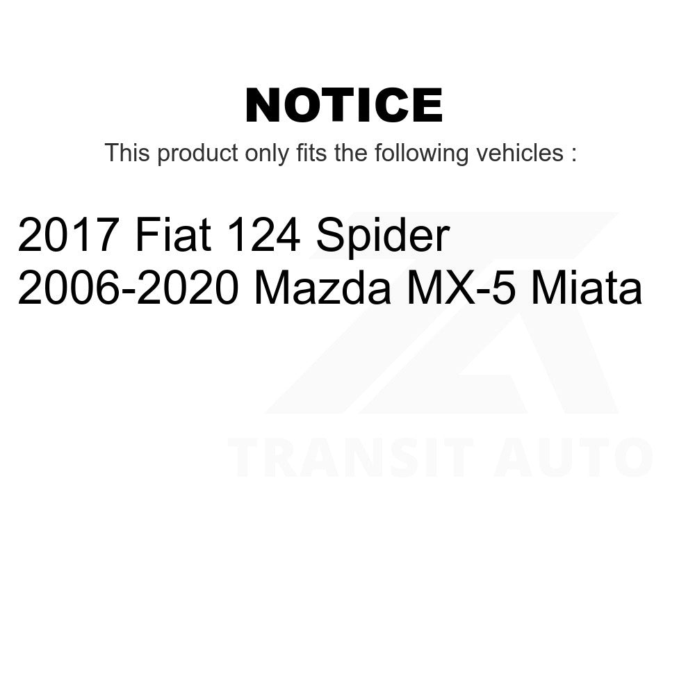 Rear Ceramic Disc Brake Pads NWF-PTC1180 For Mazda MX-5 Miata Fiat 124 Spider
