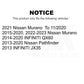 Front Ceramic Disc Brake Pads NWF-PTC1649 For Nissan Pathfinder Murano INFINITI QX60 JX35