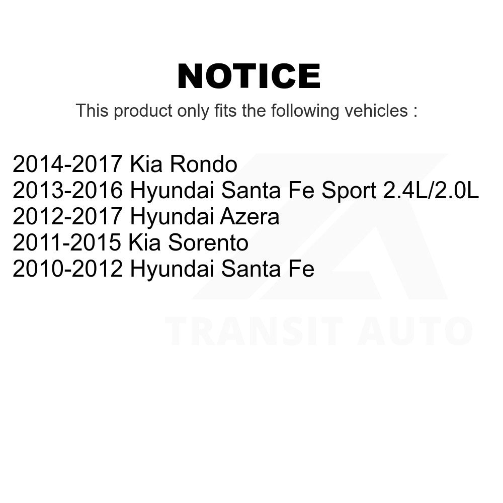 Front Ceramic Disc Brake Pads NWF-PTC1687 For Kia Sorento Hyundai Santa Fe Sport Azera Rondo