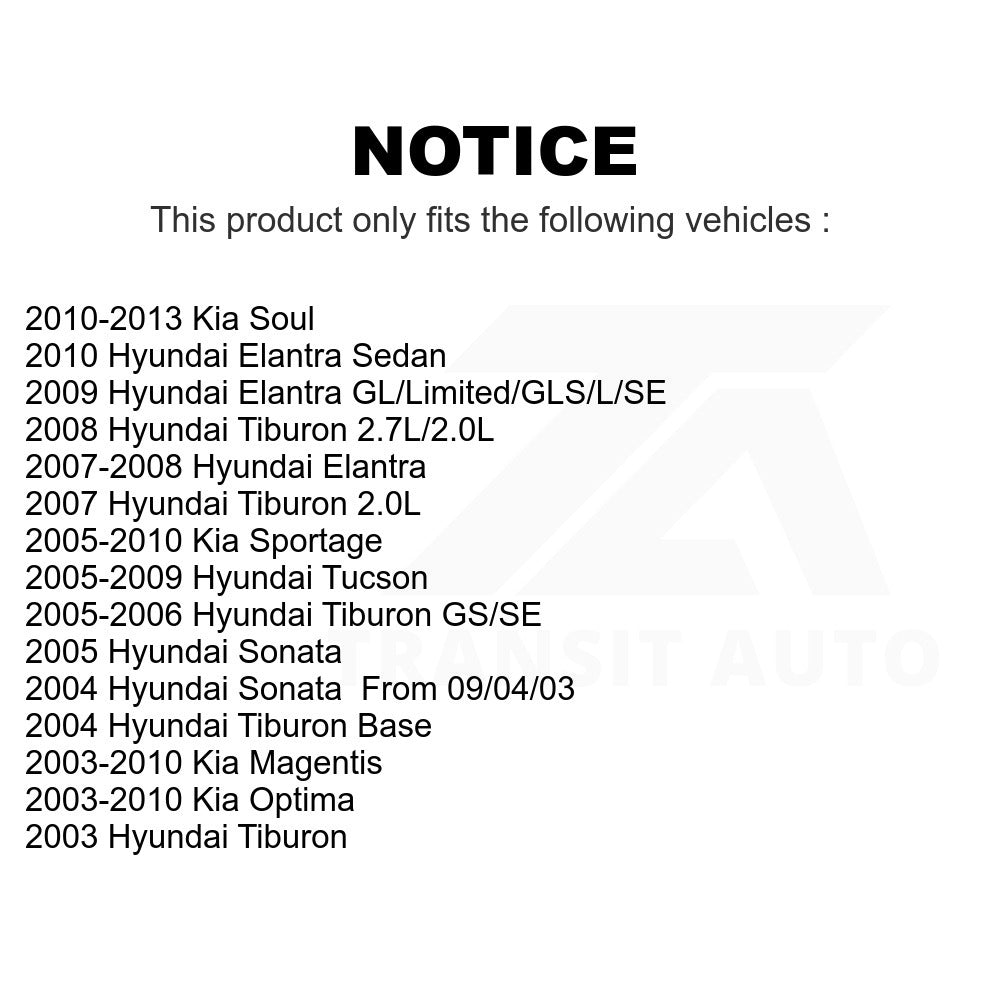 Front Ceramic Disc Brake Pads NWF-PTC924 For Kia Hyundai Soul Elantra Optima Sportage Tucson Sonata Tiburon Magentis