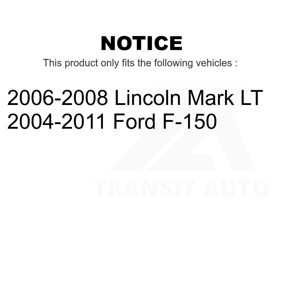 Rear Semi-Metallic Disc Brake Pads PPF-D1012 For Ford F-150 Lincoln Mark LT