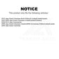 Front Semi-Metallic Disc Brake Pads PPF-D1080 For Jeep Grand Cherokee Commander