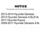 Front Semi-Metallic Disc Brake Pads PPF-D1396 For Hyundai Genesis Equus