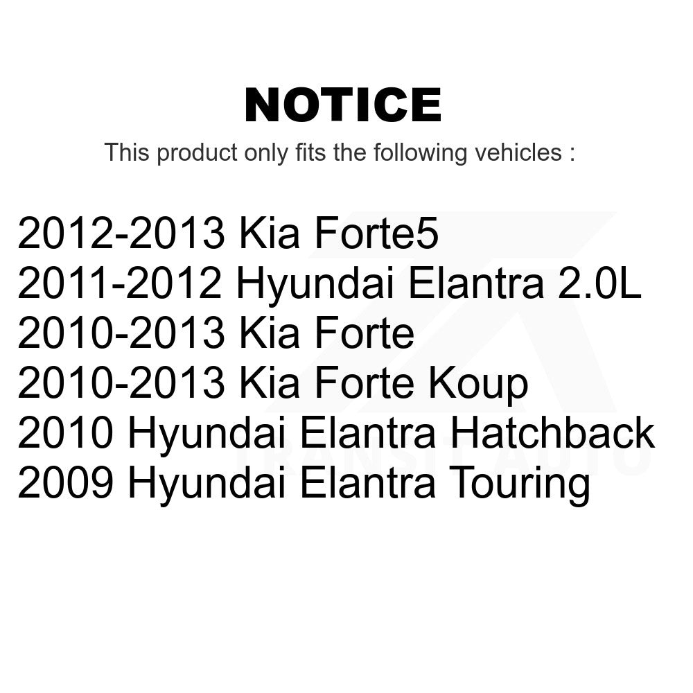 Front Semi-Metallic Disc Brake Pads PPF-D1397 For Hyundai Elantra Kia Forte Koup Forte5