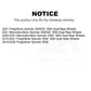 Rear Semi-Metallic Disc Brake Pads PPF-D2236 For Freightliner Sprinter 3500 Mercedes-Benz 4500 3500XD