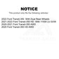 Rear Semi-Metallic Disc Brake Pads PPF-D2281 For Ford Transit-350 HD