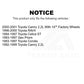 Front Semi-Metallic Disc Brake Pads PPF-D562 For Toyota Camry Corolla RAV4 Geo Prizm Celica