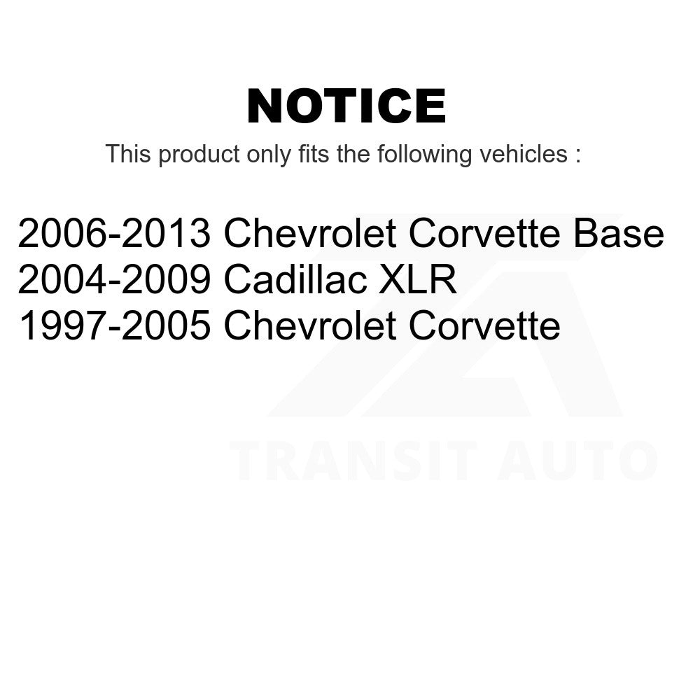 Rear Semi-Metallic Disc Brake Pads PPF-D732 For Chevrolet Corvette Cadillac XLR