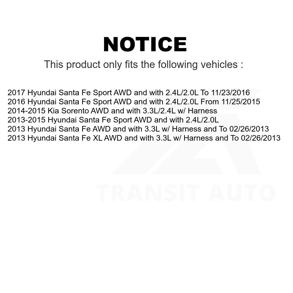 Mpulse Rear Right ABS Wheel Speed Sensor SEN-2ABS1004 For Hyundai Santa Fe Sport Kia Sorento XL