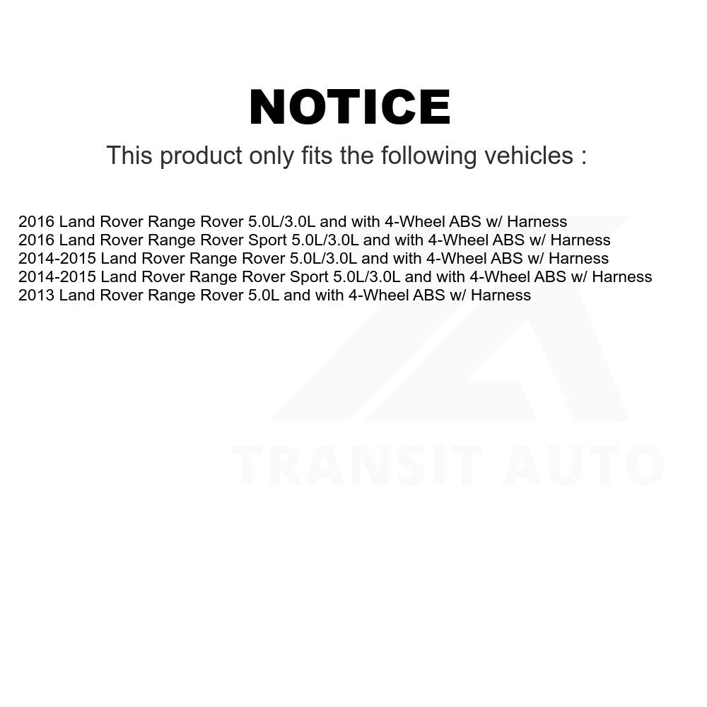 Mpulse Rear ABS Wheel Speed Sensor SEN-2ABS2890 For Land Rover Range Sport w/ Harness