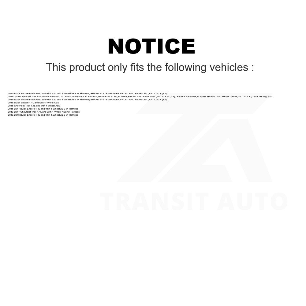 Mpulse Front ABS Wheel Speed Sensor SEN-2ABS2911 For Buick Encore Chevrolet Trax