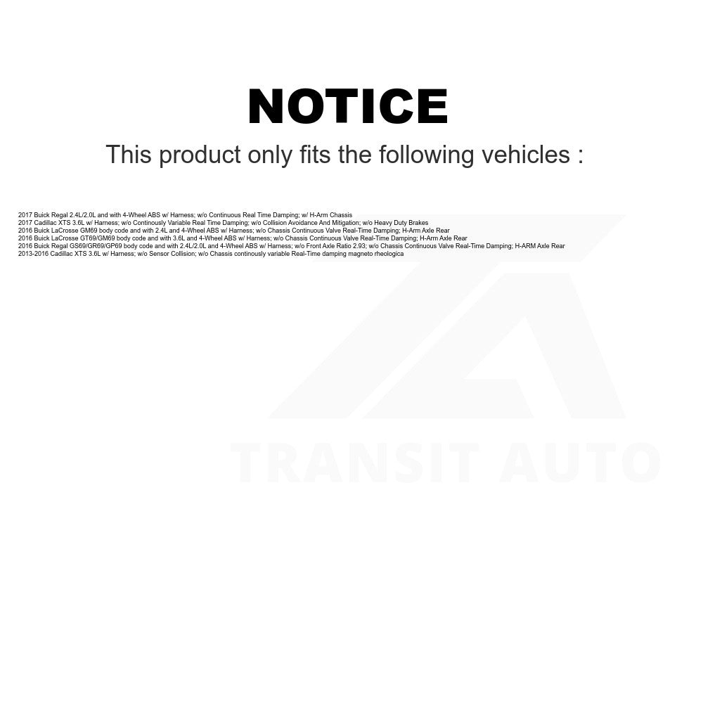 Mpulse Rear Right ABS Wheel Speed Sensor SEN-2ABS2929 For Cadillac XTS Buick Regal LaCrosse