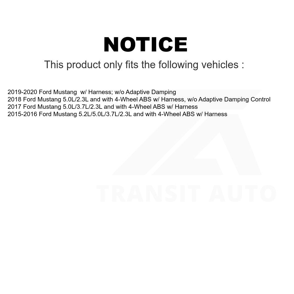 Mpulse Front Right ABS Wheel Speed Sensor SEN-2ABS3204 For Ford Mustang