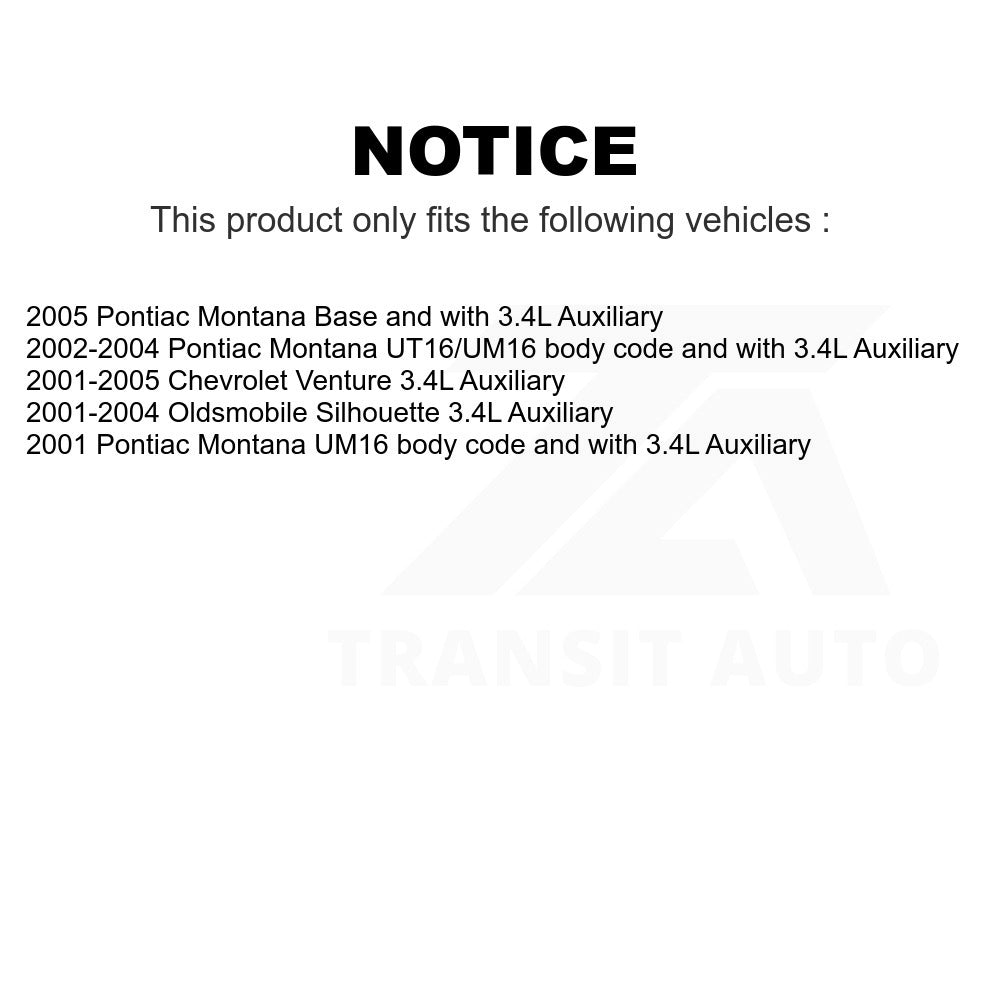 Mpulse Rear HVAC Blower Motor Resistor SEN-2BMR0065 For Chevrolet Venture Pontiac Montana Oldsmobile Silhouette Auxiliary