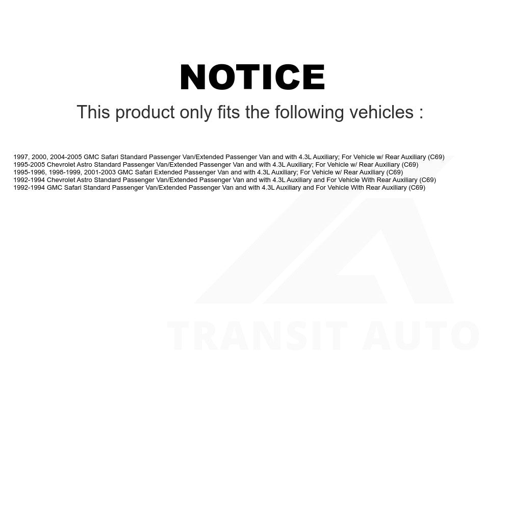 Mpulse Rear HVAC Blower Motor Resistor SEN-2BMR0127 For Chevrolet Astro GMC Safari