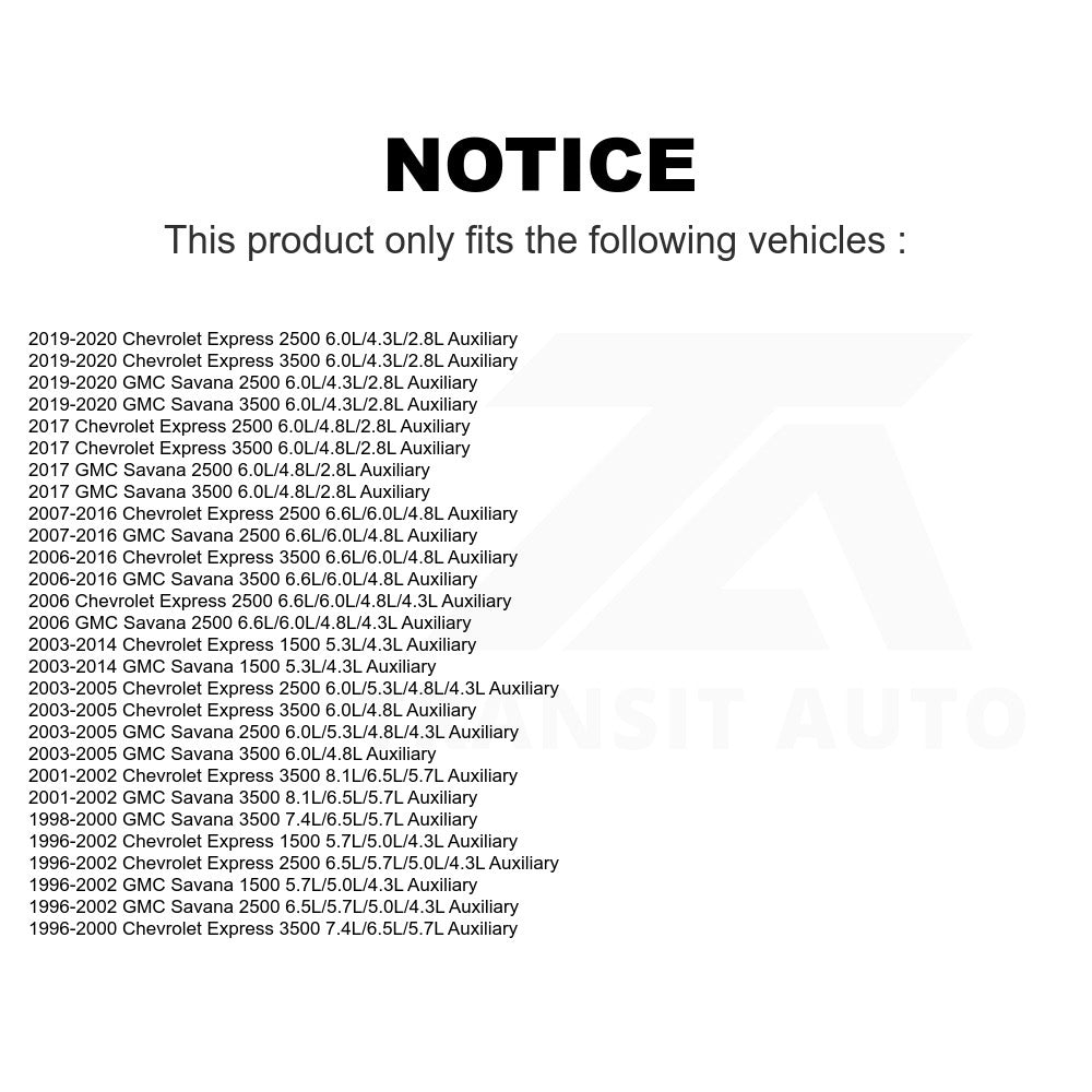 Mpulse Rear HVAC Blower Motor Resistor SEN-2BMR0141 For Chevrolet Express 3500 2500 GMC 1500 Savana Auxiliary