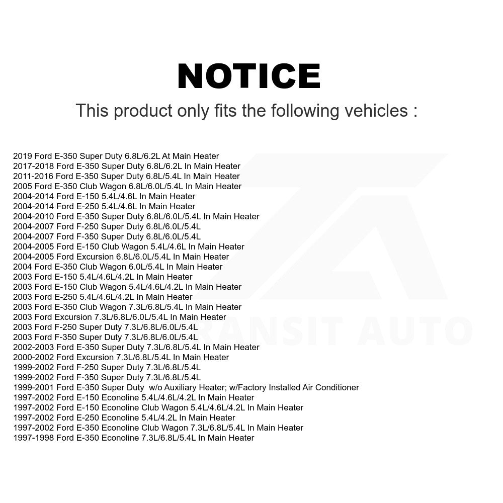 Mpulse HVAC Blower Motor Resistor SEN-2BMR0709 For Ford F-250 Super Duty F-350 E-350 E-250 E-150 Excursion Econoline Club Wagon