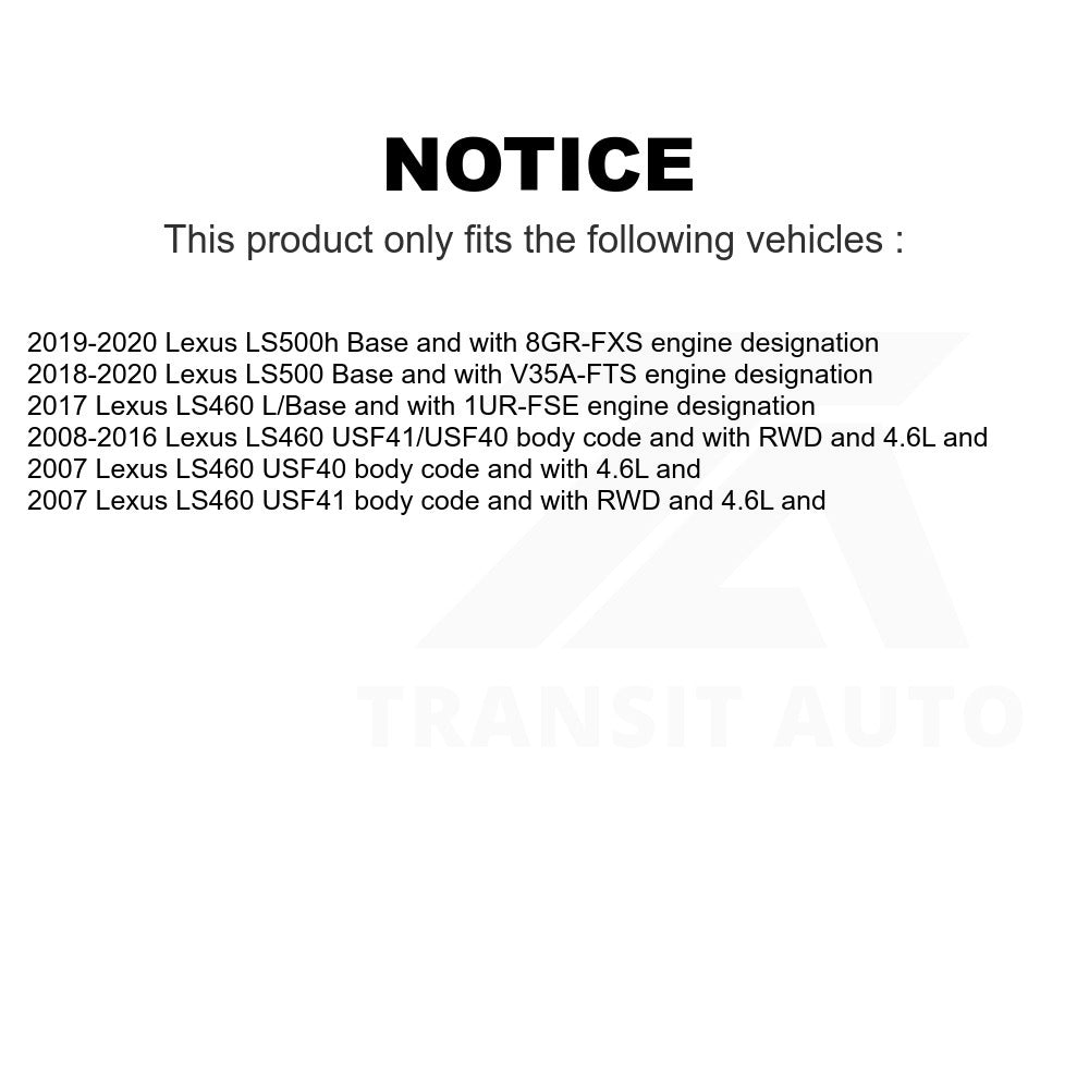 Mpulse Front Disc Brake Pads Wear Sensor SEN-2BWS0045 For Lexus LS460 LS500 LS500h