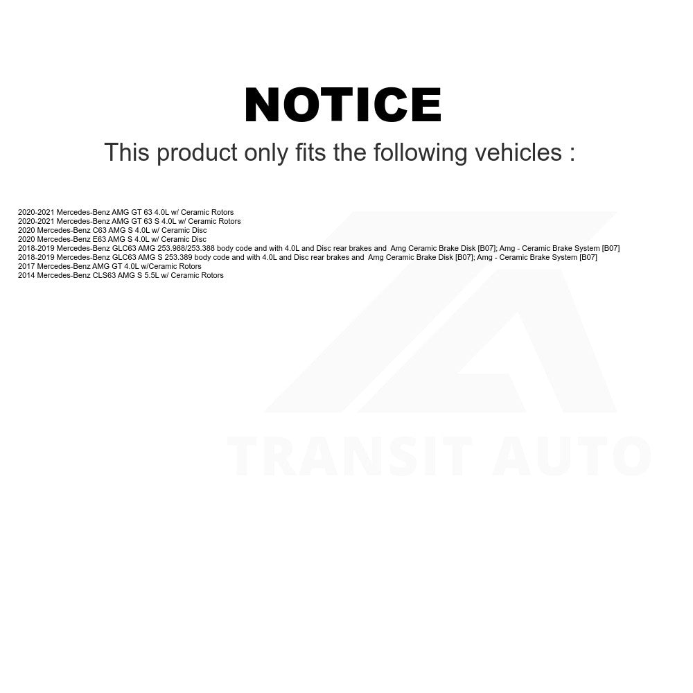 Mpulse Front Disc Brake Pads Wear Sensor SEN-2BWS0056 For Mercedes-Benz GLC63 AMG S CLS63 GT C63 E63 63