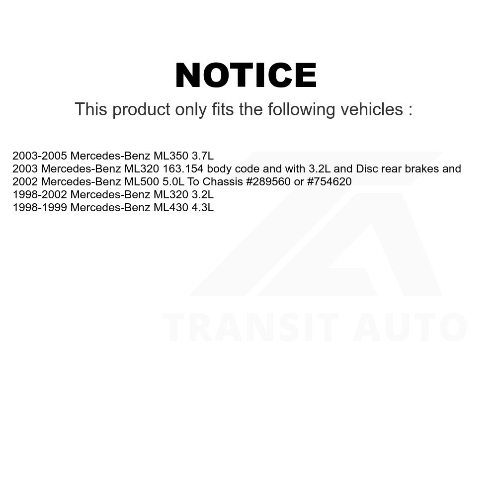Mpulse Disc Brake Pads Wear Sensor SEN-2BWS0106 For Mercedes-Benz ML320 ML350 ML430 ML500