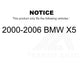 Mpulse Front Disc Brake Pads Wear Sensor SEN-2BWS0121 For 2000-2006 BMW X5