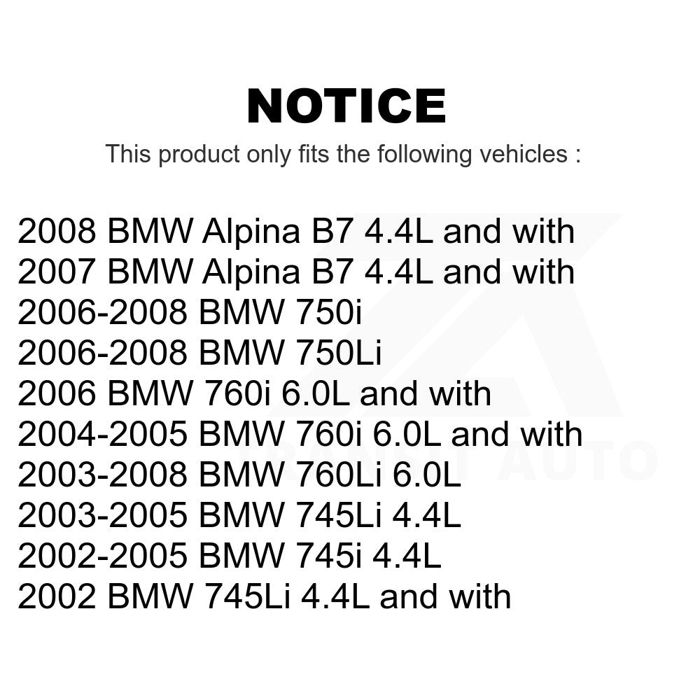 Mpulse Rear Disc Brake Pads Wear Sensor SEN-2BWS0134 For BMW 750Li 745Li 750i 745i 760Li Alpina B7 760i