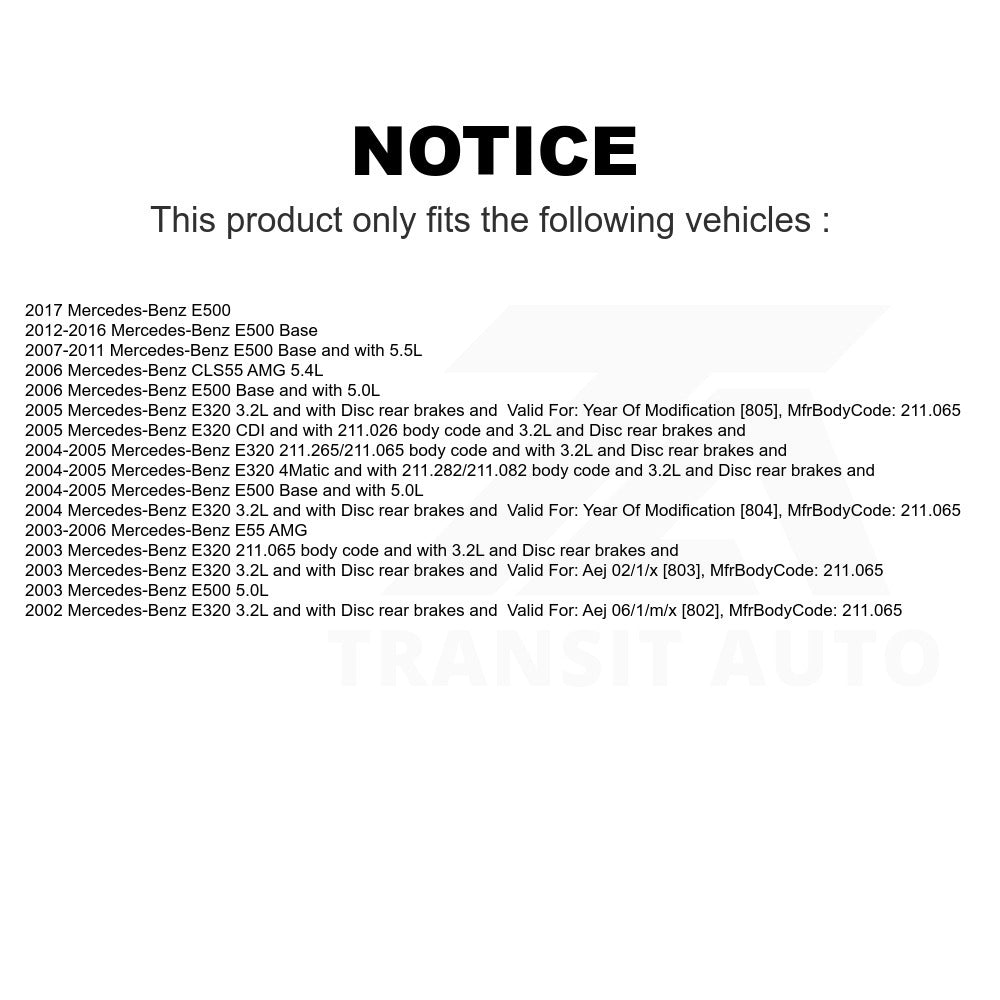 Mpulse Front Left Disc Brake Pads Wear Sensor SEN-2BWS0135 For Mercedes-Benz E320 E500 E55 AMG CLS55