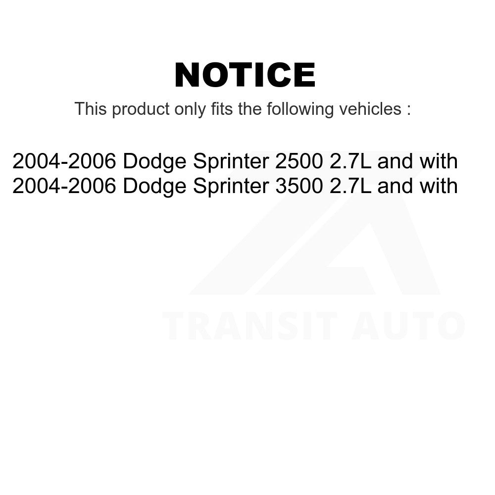 Mpulse Disc Brake Pads Wear Sensor SEN-2BWS0165 For 2004-2006 Dodge Sprinter 2500 3500 2.7L with